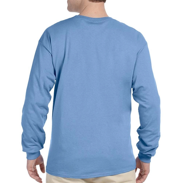 Preshrunk 100% Cotton Long Sleeve Winter T-Shirt 6.1 oz - Image 3