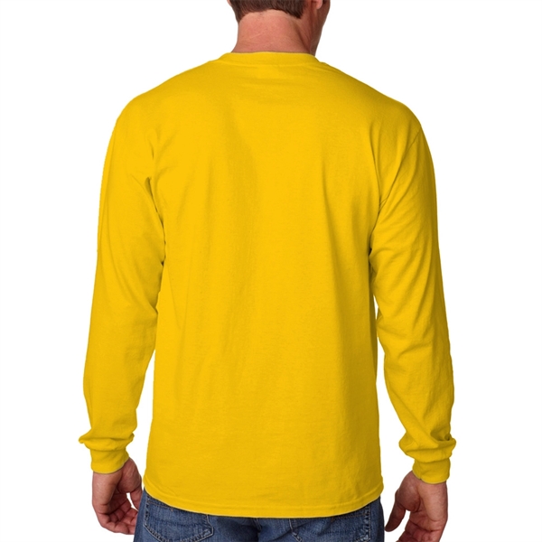 Preshrunk 100% Cotton Long Sleeve Winter T-Shirt 6.1 oz - Image 4