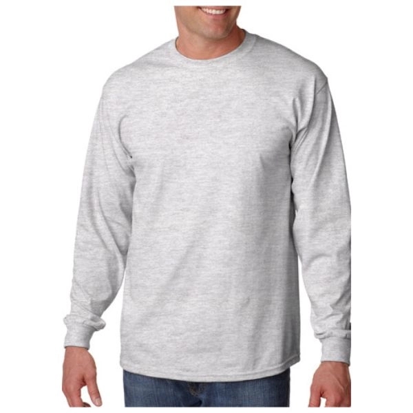 Preshrunk 100% Cotton Long Sleeve Winter T-Shirt 6.1 oz - Image 6