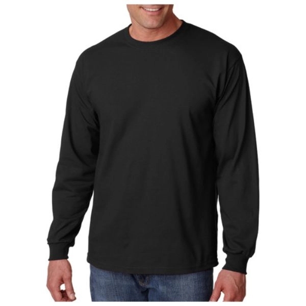 Preshrunk 100% Cotton Long Sleeve Winter T-Shirt 6.1 oz - Image 7