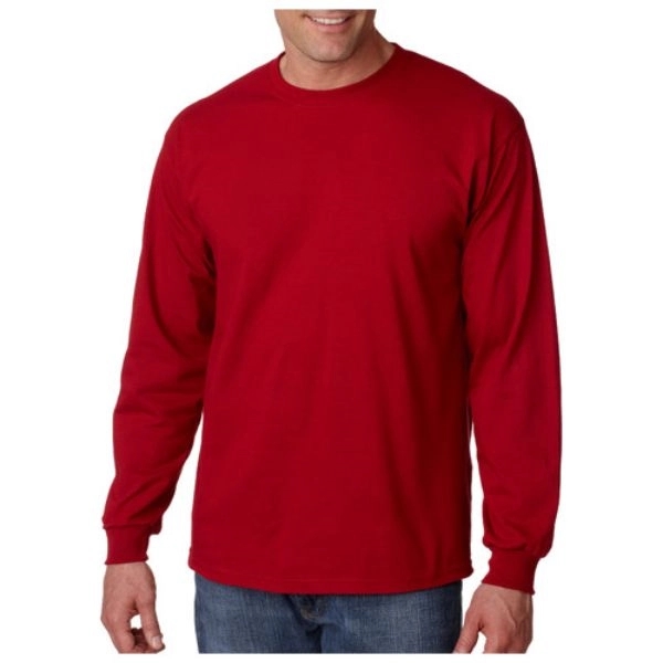 Preshrunk 100% Cotton Long Sleeve Winter T-Shirt 6.1 oz - Image 8