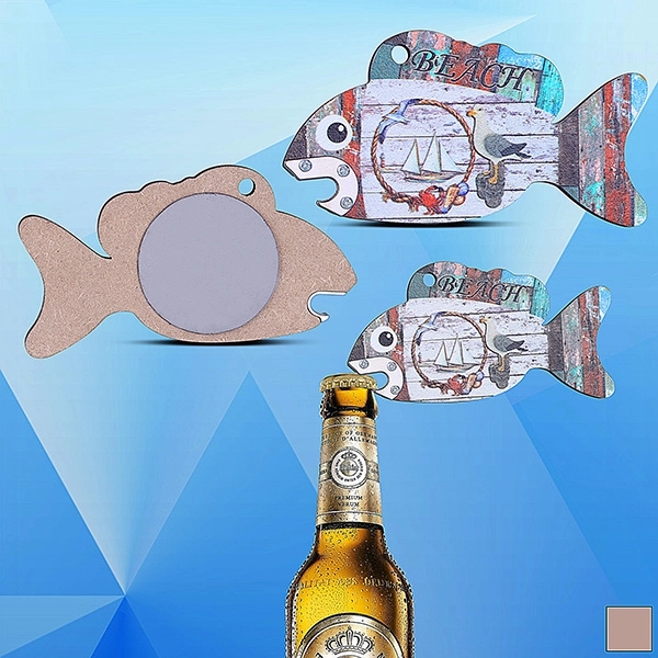 Clownfish Shaped Magnetic Bottle Opener - Image 1
