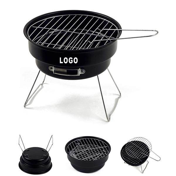 Portable Barbeque Grill with Cooler - Image 1