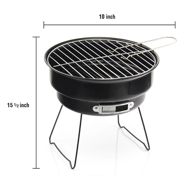 Portable Barbeque Grill with Cooler - Image 2