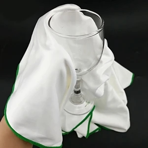15.7in x 23.6in Microfiber Wine Glass Polishing Cloth