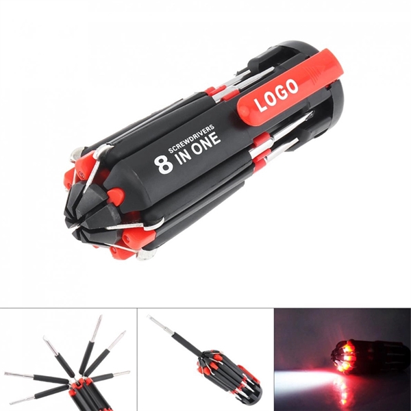 Multifunction Screwdriver With LED Torch - Image 1