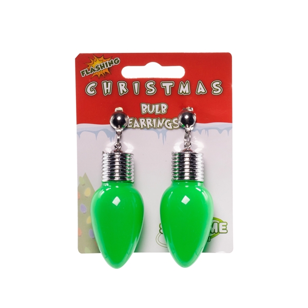 Christmas Bulb LED Clip-On Earrings - Image 8