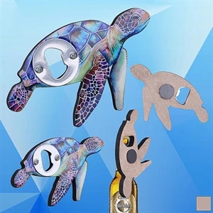 Sea Turtle Shaped Magnetic Bottle Opener