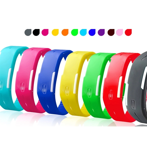 LED Watch Custom LOGO Bracelets - Image 1