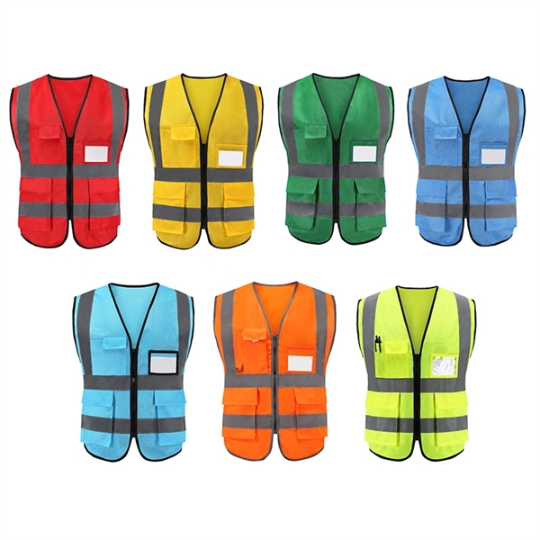 Reflective Vests With 4 Pockets - Image 1