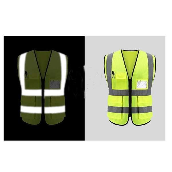 Reflective Vests With 4 Pockets - Image 2