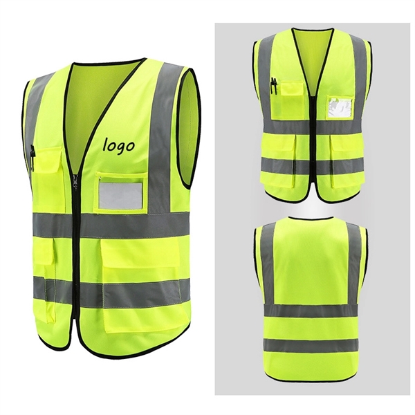 Reflective Vests With 4 Pockets - Image 3