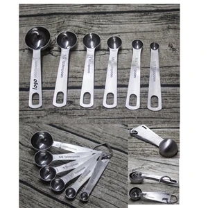 Stainless Steel Six-piece Measuring Spoon