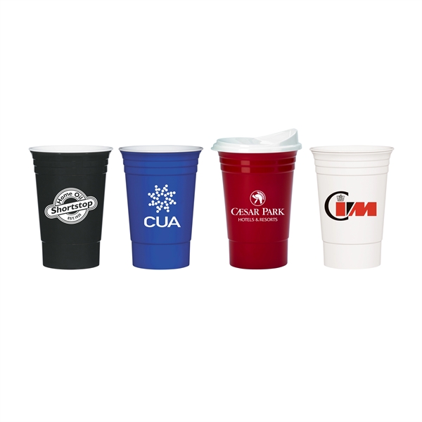 Ibiza 16 Oz. Party Cup for Hot or Cold Beverages - Image 1