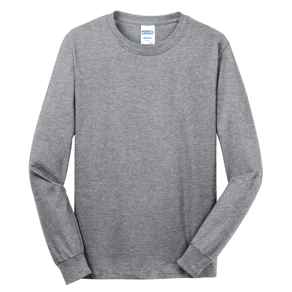 Pure Cotton Casual Long Sleeve Winter T-shirt 5.4 oz  - Image 8