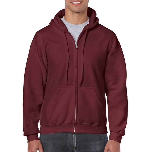Athletic Winter Hooded Sweatshirt w/ Full Zip 7.5 oz - Image 5
