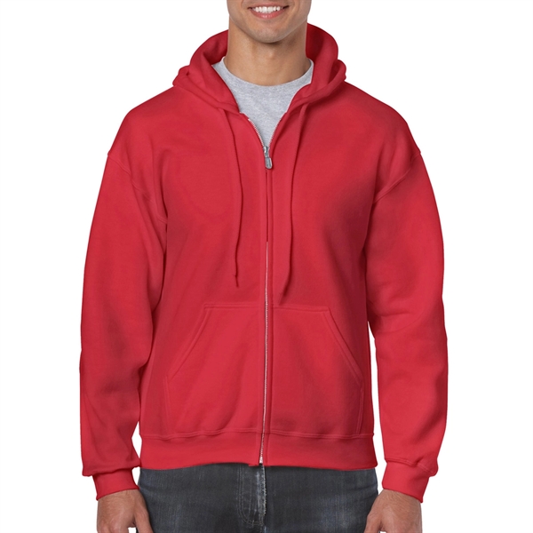 Athletic Winter Hooded Sweatshirt w/ Full Zip 7.5 oz - Image 8