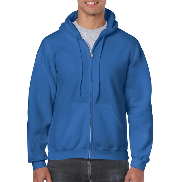 Athletic Winter Hooded Sweatshirt w/ Full Zip 7.5 oz - Image 9
