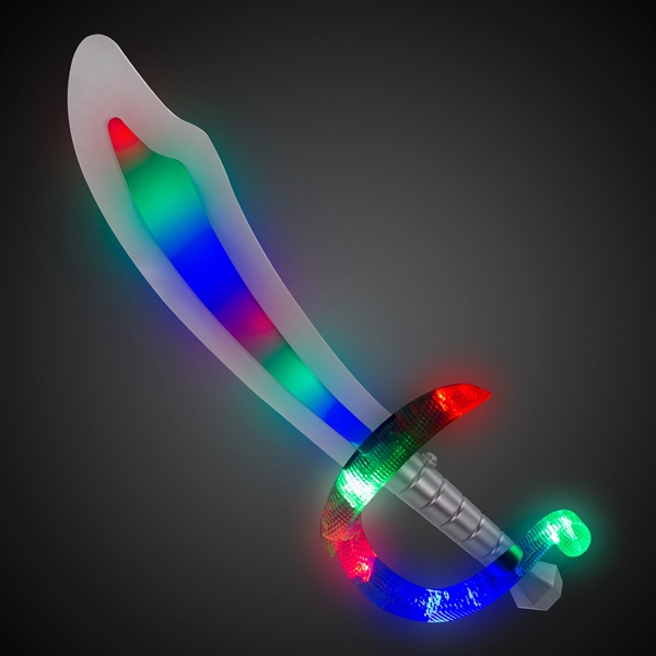 24" Light Up Sound Activated Pirate Sword - Image 3
