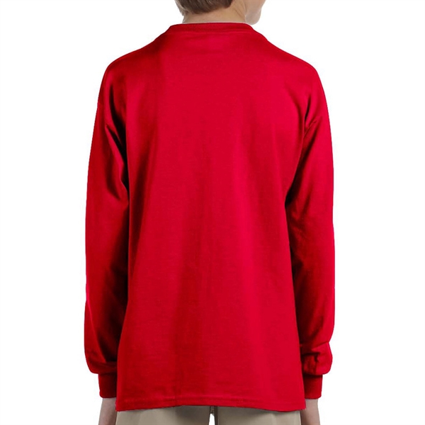 Youth Long Sleeve Winter T-Shirt 6.1 oz Boys Sweatshirt  - Image 5