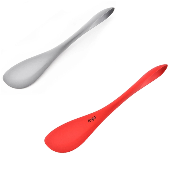 2 in 1 Silicone Oil Brush Scraper Spoon - Image 2