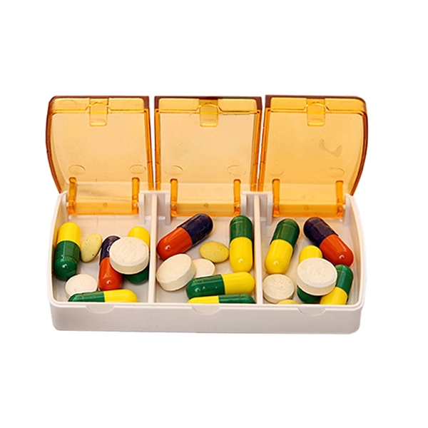 Mini Pill Case Containers 3 Compartments - Image 4