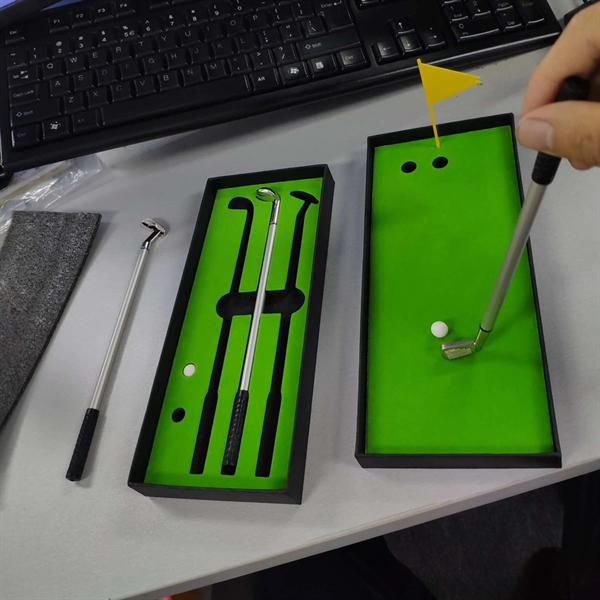 Mini Golf Game Ball-point Pen Gift Set - Image 4