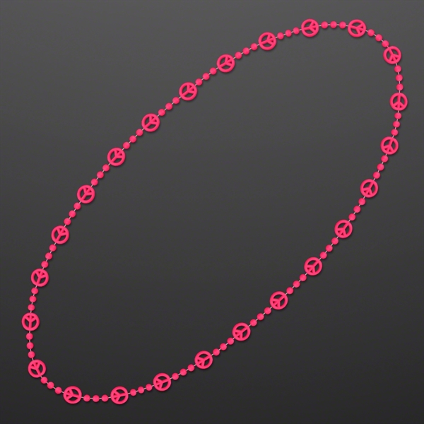 Peace Sign Bead Necklaces (NON-LIGHT UP) - Image 6