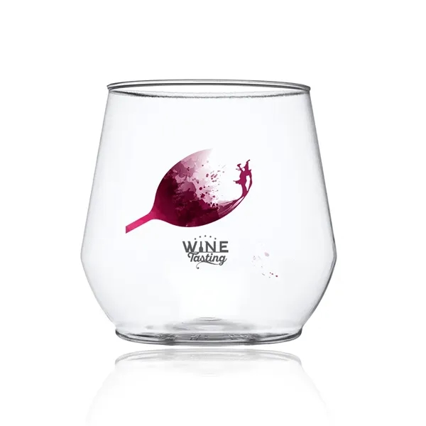 14 oz Reserv Stemless Plastic Wine Glass - Image 2