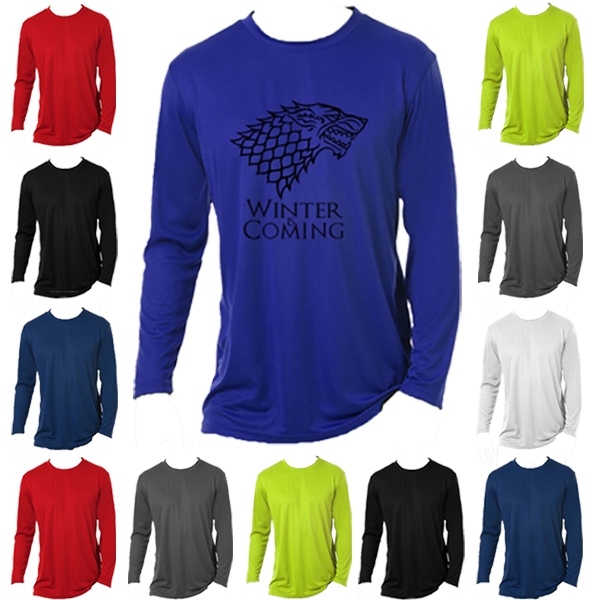 Classic Comfort Wicking Long Sleeve Winter T-Shirt 3.8 oz  - Image 1