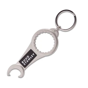 Dual Action Bottle Opener Keychains