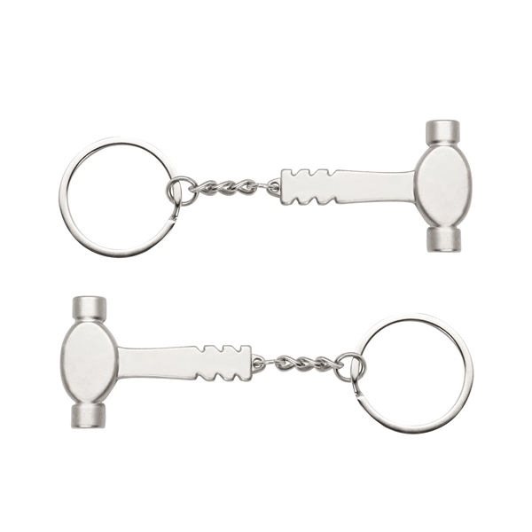 Silver Mallet Keychain - Image 2