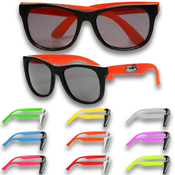 Sunglass - Two tone Sunglasses Plastic UV Protection - Image 1