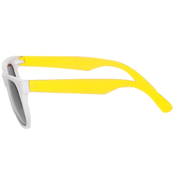 Sunglass - Two tone Sunglasses Plastic UV Protection - Image 12
