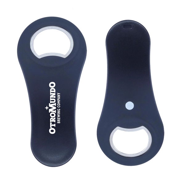 Rounded Bottle Opener with Magnet - Image 4