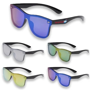 Mirrored metallic accent Sunglasses UV protection Sun glass