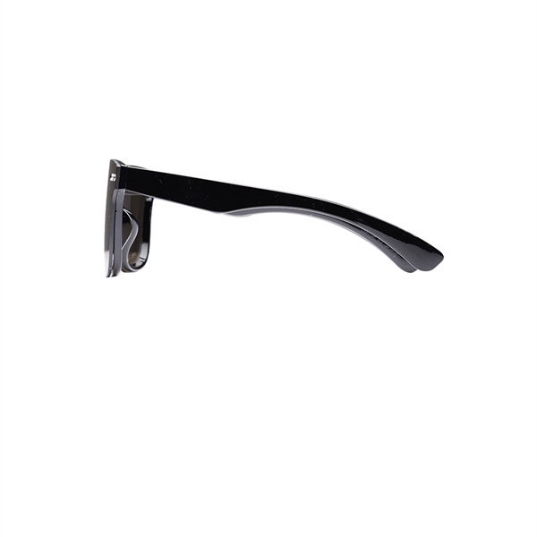 Mirrored metallic accent Sunglasses UV protection Sun glass - Image 5