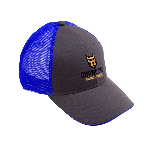 Plato Two Tone Structured Mesh Trucker Hats - Image 1