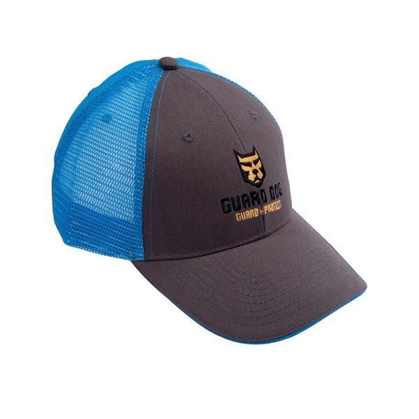 Plato Two Tone Structured Mesh Trucker Hats - Image 2