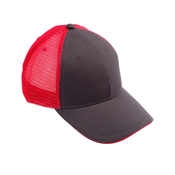 Plato Two Tone Structured Mesh Trucker Hats - Image 8