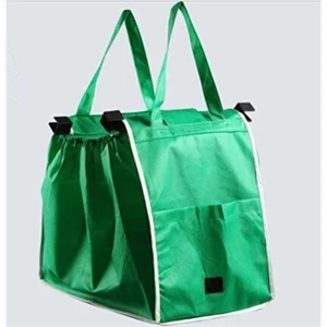 Green Supermarket Trolley Shopping Bag
