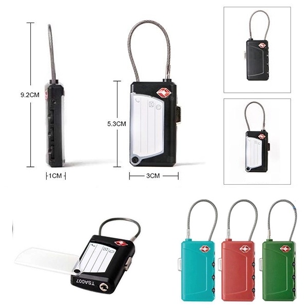 Travel Sentry Luggage Tag And Lock - Image 2