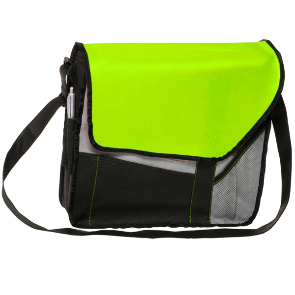 Messenger Bag - Slant flap Laptop bags w/ Shoulder strap - Image 3