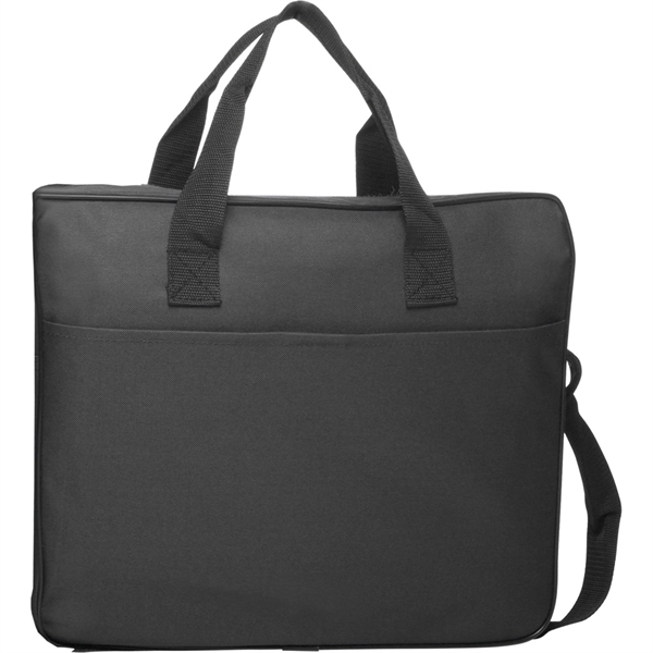Laptop Bag - Polyester laptop bags w/ Shoulder strap & Zip - Image 2
