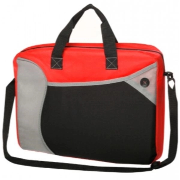 Economy Briefcase Messenger Bags w/ Shoulder strap & Zipper - Image 3