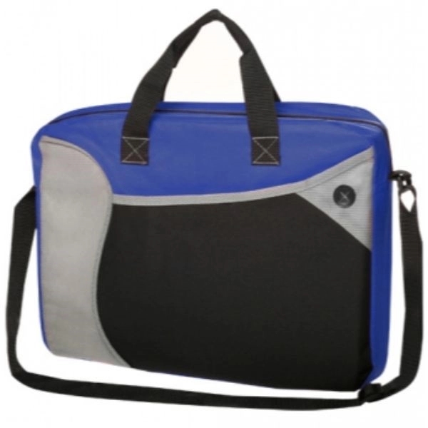 Economy Briefcase Messenger Bags w/ Shoulder strap & Zipper - Image 4