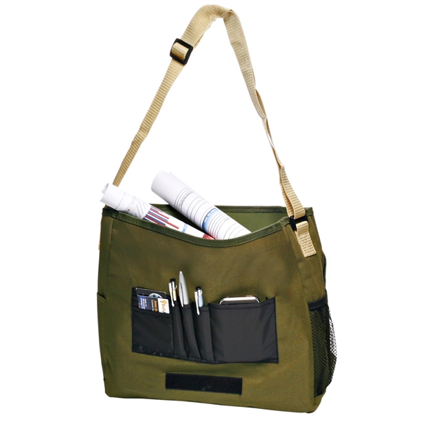 Messenger Bags - Executive Laptop Bag w/ Custom Imprint - Image 3