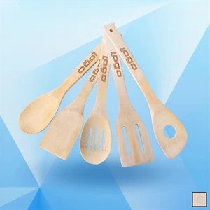 Bamboo 5-piece Kitchen Tool Set