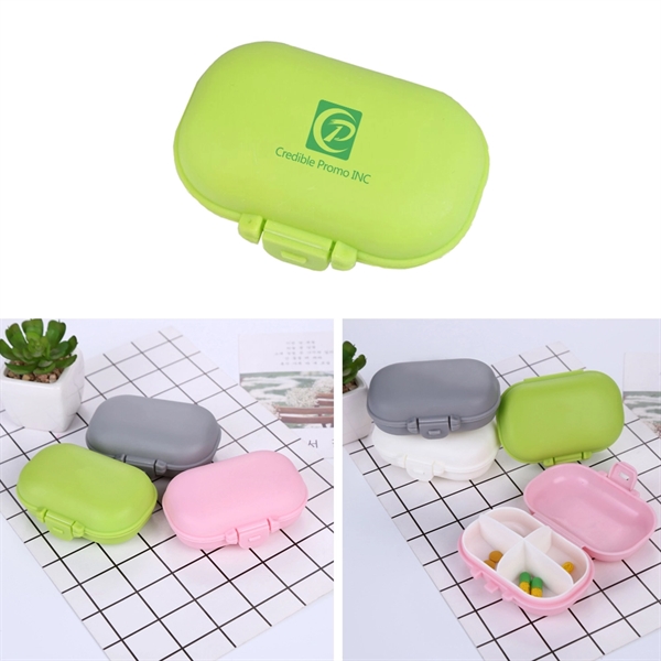 Pocket Pill Case 4 Compartments - Image 3