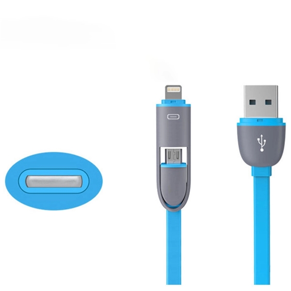 3.3Ft/1M 2-in-1 Retractable Charging Cable - Image 4